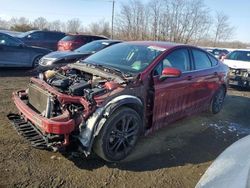 Salvage cars for sale at Windsor, NJ auction: 2018 Ford Fusion SE