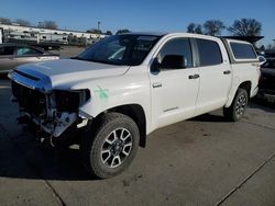 Toyota Tundra salvage cars for sale: 2014 Toyota Tundra Crewmax SR5