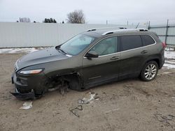 Jeep salvage cars for sale: 2015 Jeep Cherokee Limited