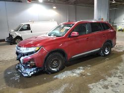 Salvage cars for sale at Moncton, NB auction: 2017 Mitsubishi Outlander SE