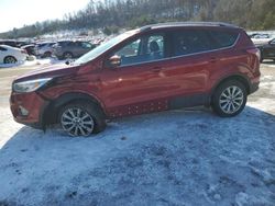 Salvage cars for sale at Hurricane, WV auction: 2017 Ford Escape Titanium