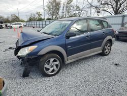 Pontiac salvage cars for sale: 2005 Pontiac Vibe