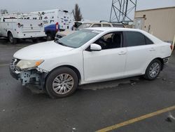 Toyota salvage cars for sale: 2012 Toyota Camry Base