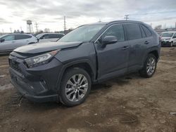 Salvage cars for sale at Chicago Heights, IL auction: 2021 Toyota Rav4 XLE Premium