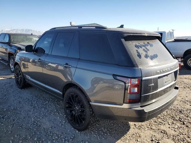 2016 Land Rover Range Rover HSE