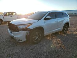 Carros salvage a la venta en subasta: 2016 Toyota Highlander XLE