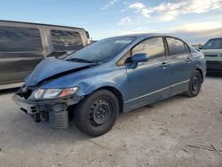 Honda salvage cars for sale: 2009 Honda Civic LX