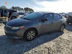 Salvage cars for sale at Loganville, GA auction: 2012 Honda Civic LX