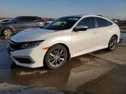 Salvage cars for sale from Copart Grand Prairie, TX: 2019 Honda Civic EX