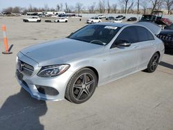 Salvage cars for sale at Bridgeton, MO auction: 2016 Mercedes-Benz C 450 4matic AMG