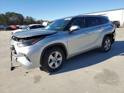 Toyota Highlander l salvage cars for sale: 2022 Toyota Highlander L