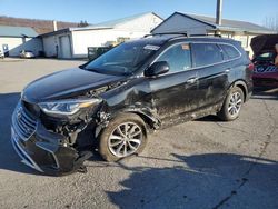 Carros salvage a la venta en subasta: 2017 Hyundai Santa FE SE