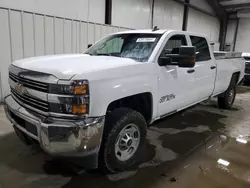 Salvage trucks for sale at West Mifflin, PA auction: 2018 Chevrolet Silverado K2500 Heavy Duty