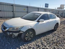 Honda salvage cars for sale: 2013 Honda Accord LX