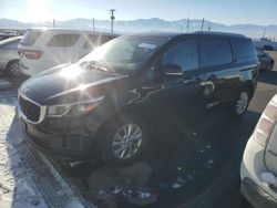 Salvage cars for sale at Magna, UT auction: 2015 KIA Sedona LX