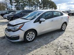 Salvage cars for sale at Loganville, GA auction: 2016 KIA Rio LX