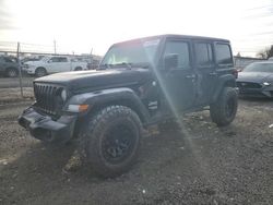 Jeep Wrangler Unlimited Sport salvage cars for sale: 2018 Jeep Wrangler Unlimited Sport