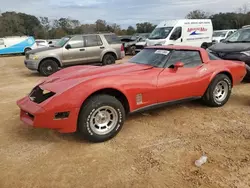 Salvage cars for sale at Theodore, AL auction: 1980 Chevrolet Corvette