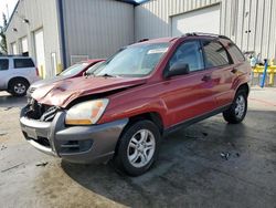 Salvage cars for sale at Savannah, GA auction: 2005 KIA New Sportage