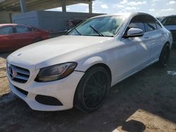 Salvage cars for sale at West Palm Beach, FL auction: 2016 Mercedes-Benz C300