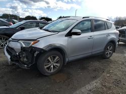 Salvage cars for sale at East Granby, CT auction: 2017 Toyota Rav4 XLE