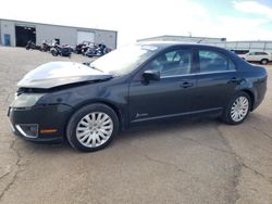 Salvage cars for sale at Chatham, VA auction: 2010 Ford Fusion Hybrid