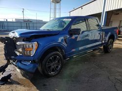 Salvage cars for sale at Chicago Heights, IL auction: 2022 Ford F150 Supercrew