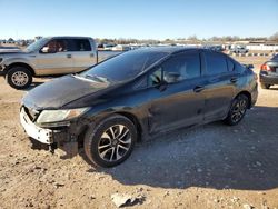 Salvage cars for sale at Oklahoma City, OK auction: 2013 Honda Civic EX