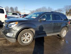 Salvage cars for sale at Moraine, OH auction: 2017 Chevrolet Equinox LT