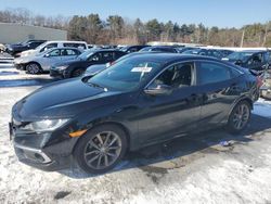 Salvage cars for sale at Exeter, RI auction: 2020 Honda Civic EX