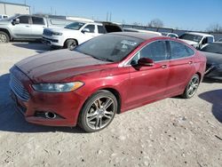 Ford Fusion Titanium salvage cars for sale: 2015 Ford Fusion Titanium