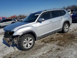 Salvage cars for sale from Copart Columbus, OH: 2018 Volkswagen Atlas S