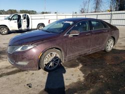 Salvage cars for sale from Copart Dunn, NC: 2013 Lincoln MKZ Hybrid