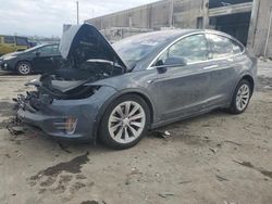 Salvage cars for sale at Fredericksburg, VA auction: 2018 Tesla Model X