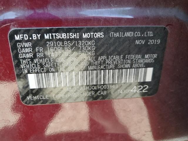 2020 Mitsubishi Mirage ES