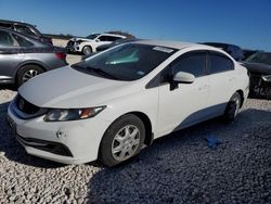 Salvage cars for sale at Taylor, TX auction: 2015 Honda Civic LX