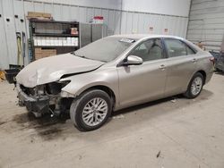 Salvage cars for sale at Des Moines, IA auction: 2016 Toyota Camry LE