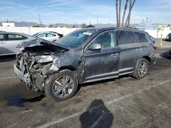 Salvage cars for sale at Van Nuys, CA auction: 2019 Infiniti QX60 Luxe