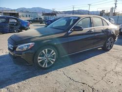 Salvage cars for sale at Sun Valley, CA auction: 2018 Mercedes-Benz C300