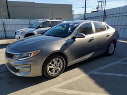 Salvage cars for sale from Copart Sun Valley, CA: 2016 KIA Optima LX