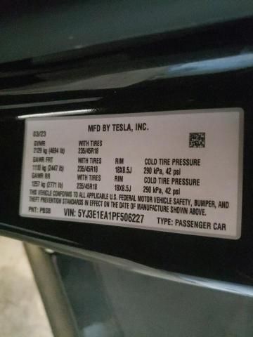 2023 Tesla Model 3