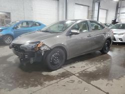 Vehiculos salvage en venta de Copart Ham Lake, MN: 2018 Toyota Corolla L