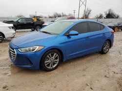 2018 Hyundai Elantra SEL en venta en Oklahoma City, OK