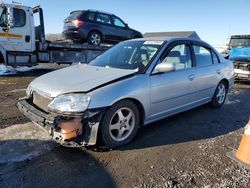 Salvage cars for sale at Assonet, MA auction: 2001 Honda Civic EX