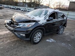 Salvage cars for sale at North Billerica, MA auction: 2015 Honda CR-V EX