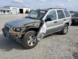 Salvage cars for sale at Lumberton, NC auction: 2001 Jeep Grand Cherokee Laredo