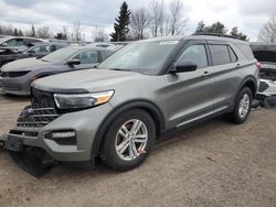 Salvage cars for sale from Copart Ontario Auction, ON: 2020 Ford Explorer XLT