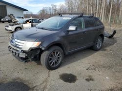 Salvage cars for sale at East Granby, CT auction: 2007 Ford Edge SEL Plus