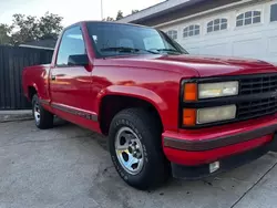 Salvage trucks for sale at Wilmington, CA auction: 1991 Chevrolet GMT-400 C1500