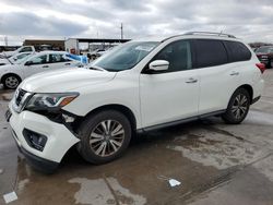 Nissan Pathfinder s salvage cars for sale: 2018 Nissan Pathfinder S